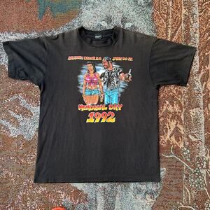 Rare 1992 Black Bike Week Memorial Day Just Do It Vintage Tee